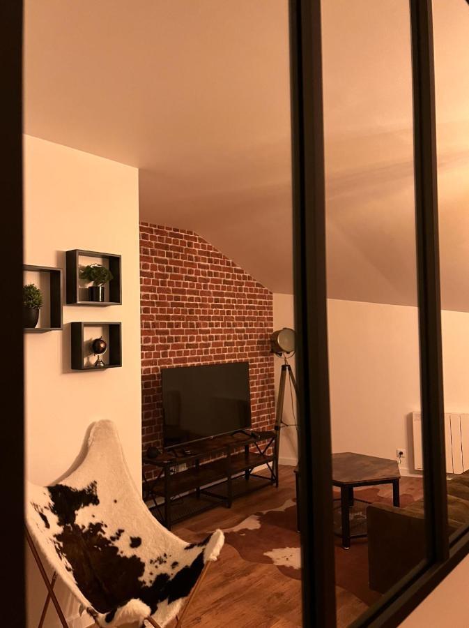 Beau T3 Style Industriel N20 Orly Paris Wifi Underground Industry Apartment La Ville-du-Bois Luaran gambar