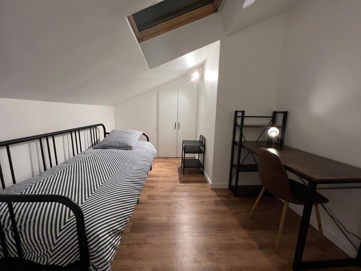 Beau T3 Style Industriel N20 Orly Paris Wifi Underground Industry Apartment La Ville-du-Bois Luaran gambar