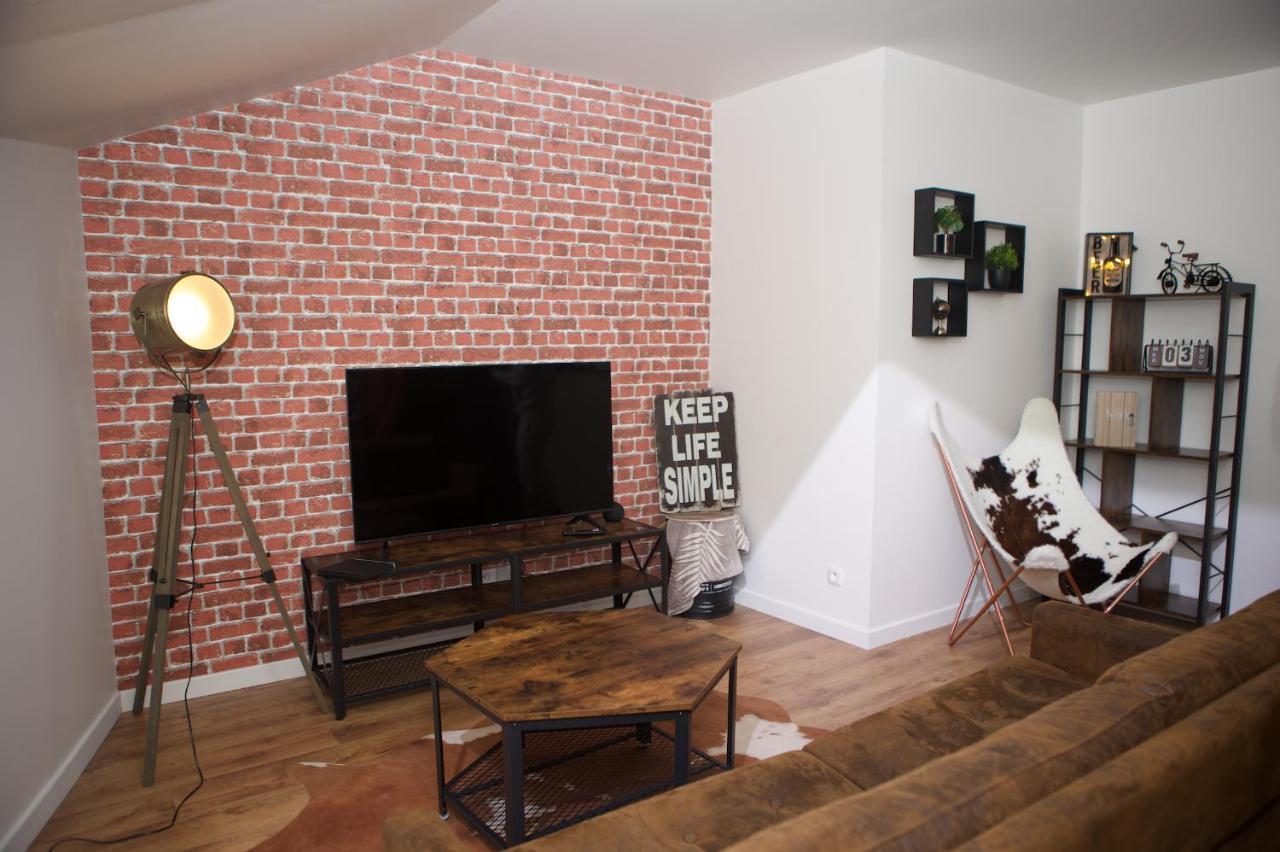 Beau T3 Style Industriel N20 Orly Paris Wifi Underground Industry Apartment La Ville-du-Bois Luaran gambar